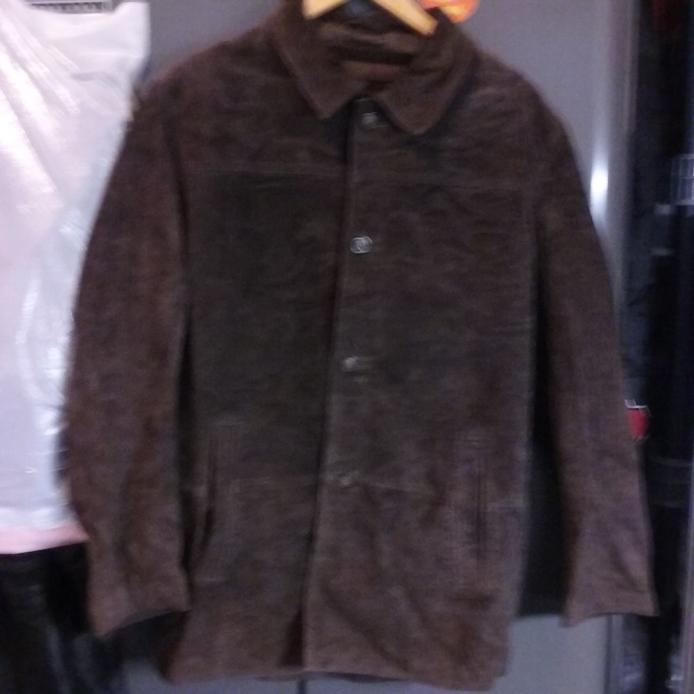 Perry Ellis Brown Genuine suade